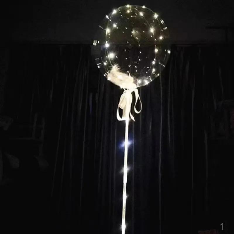 Lâmpada de papel LED de alto brilho para festa de aniversário, balão redondo de Natal, acessórios DIY para casa