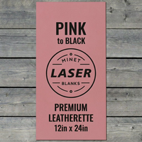 Láminas de Cuero Sintético de 12x24 Pulgadas, 0.8mm, para Grabado Láser, sin Adhesivo, para Parches