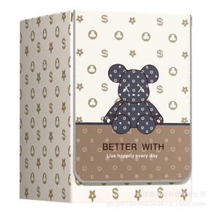 Housse de machine à laver Ouwei personnalisée en tissu Oxford épaissi, enduite d'argent, anti-poussière, résistante à l'eau, anti-UV, avec fermeture éclair - Product Image 2