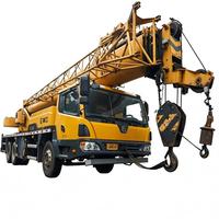 Grúa sobre Camión XCT80 Original de 80 Toneladas Usada, Altura de Elevación de 5000m, Cilindro Hidráulico Scania, Bomba de Caja de Cambios, Carga Máxima de 85 Toneladas, China