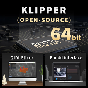 Imprimante 3D FDM QIDI TECH X-MAX 3, impression rapide automatique à 600 mm/s, WIFI industriel, nivellement automatique, grande taille 325*325*325 mm - Product Image 6