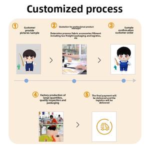 Brinquedo de Pelúcia Personalizado em Forma de Estrela com Enchimento de Algodão PP, Altura de 31-50cm, Para Maiores de 14 Anos, Almofada Pendente - Product Image 5