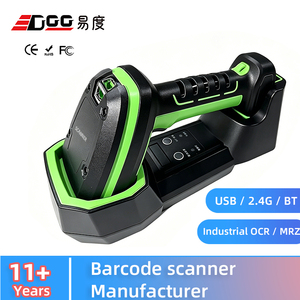 Escáner de Códigos de Barras 2D Industrial EDOO de 13MP, <span class=keywords><strong>Lector</strong></span> de Pasaportes USB, Inalámbrico, BT, QR, MRZ, OCR, <span class=keywords><strong>Lector</strong></span> Portátil <span class=keywords><strong>para</strong></span> Logística de Almacenes - Product Image 1