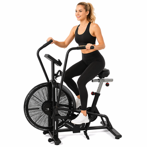 Vélo d'exercice commercial à résistance par ventilateur, peu encombrant, idéal pour mini-studio de fitness - Product Image 5