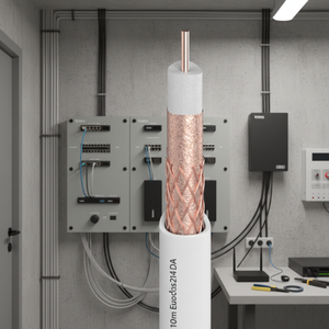 Rotolo da 100m di cavo coassiale in rame CXT 18C Euroclass DCA con lamina anti-migrazione (Televes 214210) - Product Image 3