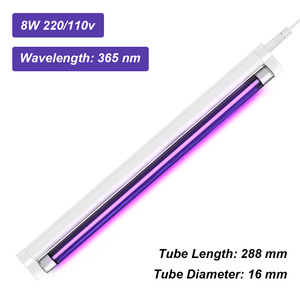 Lampe UV portable T5 super lumineuse 8W 365nm pour la détection des taches d'urine d'animaux, des taches sur les tapis et le nettoyage des hôtels, prise EU - Product Image 2