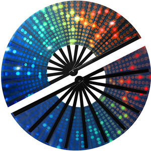 13 بوصة مهرجان الترويجي كبير مخلب الخيزران باليد مروحة مخصصة - Product Image 1