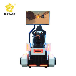 Simulateur de cinéma VR 9D Crazy Gatling, lunettes VR 3D, construction en fibre de verre et métal pour parcs d'aventure intérieurs, utilisation en aéroport - Product Image 5