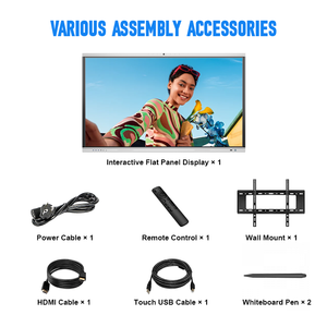 NOUVEAU Tableau interactif intelligent 4K Android/Windows <span class=keywords><strong>OPS</strong></span> 86 pouces, écran tactile multipoint, tableau blanc interactif LCD, ordinateur pour l'enseignement - Product Image 6