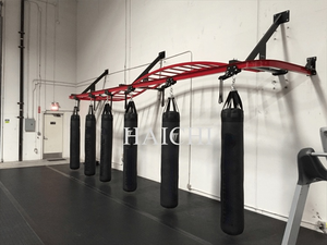 รางยึดกระสอบทรายแบบโมเดิร์นสำหรับคลับมวย โรงยิม รองรับน้ำหนักมาก ผลิตตามแบบ OEM สำหรับยึดกระสอบทรายในโรงยิมมวย - Product Image 2