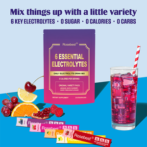 Confezione da 20 Bustine di Polvere per Bevanda Idratante con 6 Elettroliti Essenziali, Vitamina C e Zinco, Produzione OEM in Serie con Etichetta Privata - Product Image 3