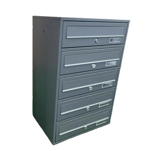 Système de boîtes <span class=keywords><strong>aux</strong></span> <span class=keywords><strong>lettres</strong></span> autoportantes au <span class=keywords><strong>design</strong></span> moderne avec 5 boîtes <span class=keywords><strong>aux</strong></span> <span class=keywords><strong>lettres</strong></span> et boîtes <span class=keywords><strong>aux</strong></span> <span class=keywords><strong>lettres</strong></span> <span class=keywords><strong>collectives</strong></span> thermolaquées - Product Image 3