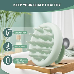 Custom Color Handheld Plastic Laser Waterproof Scalp Massage <b>Hair</b> Shampoo Brush Compact Shower Bath <b>Massager</b> - Product Image 3