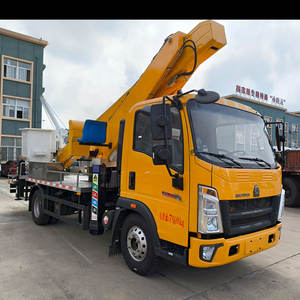 HOWO Petit <span class=keywords><strong>camion</strong></span> aérien monté sur <span class=keywords><strong>camion</strong></span> 4X2 <span class=keywords><strong>15M</strong></span> avec plate-forme de capacité 200KG - Product Image 4