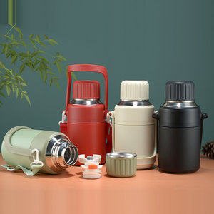 Termo de Vacío de 1000 ml, Botella de Agua Deportiva de Acero Inoxidable, Personalizada, de Doble Pared, para Viajes al Aire Libre, Vaso Portátil para Gimnasio - Product Image 2