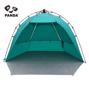 Portable Pop-Up Double porte tente de plage Protection UV vent résistance à l'eau été activités de plein air tente Ventilation Camping - Product Image 2
