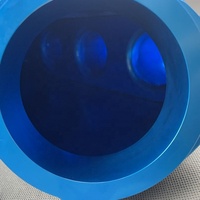 Colector de admisión de aluminio para motor de coche, pieza azul para BMW N54