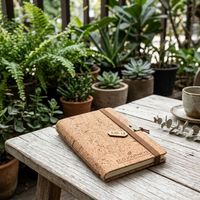 Carnet écologique personnalisé avec bande élastique, carnet de notes de voyage pour le jardin botanique, enregistrement en extérieur