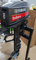 Mesin tempel Yamaha baru 8HP 2-tak 2-silinder bensin 246cc starter elektrik Enduro Short Shaft dengan garansi 3 tahun