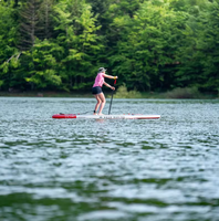 Planche de SUP gonflable AQUA MARINA HYPER 350*79*15cm, volume 370L, charge maximale 180kg, 2 chambres à air, utilisation en lacs et rivières