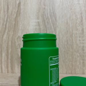 Geperst plastic flesje 4oz 6oz 8oz 10oz groen rood HDPE soft touch medicijn pil flesjes schroefdop verpakking - Product Image 3