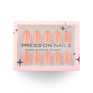 <span class=keywords><strong>Uñas</strong></span> Postizas Personalizadas de Gel Suave Importadas de Corea, GD50 de Alta Calidad, 30 Piezas, Forma Almendrada Corta, <span class=keywords><strong>Uñas</strong></span> de Presión - Product Image 3