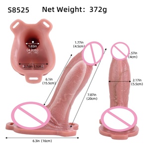 Funda para Pene con Anillo, Retrasa la Eyaculación, Diseño de Rosca Interna de Silicona, Funda para Pene para Hombres, Juguete Sexual para Agrandamiento - Product Image 5