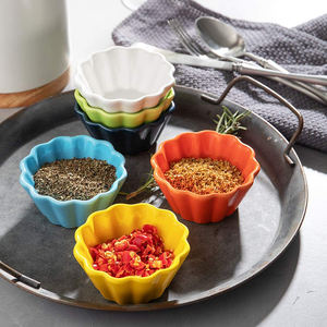 Ramequins <span class=keywords><strong>pour</strong></span> crème brûlée, gobelets de cuisson, 4 once, plats gaufre en céramique, vaisselle <span class=keywords><strong>pour</strong></span> faire des gâteaux - Product Image 6