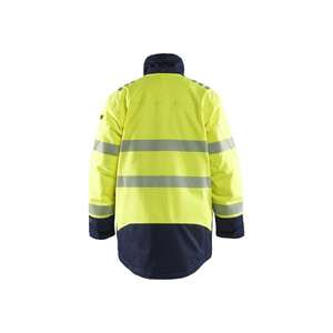 BLAKLADER - 452715343389M Parka de invierno Multinorm Hi-vis Amarillo/Azul marino-EAN 7330509823439 ROPA DE TRABAJO RESISTENTE A LLAMAS - Product Image 2