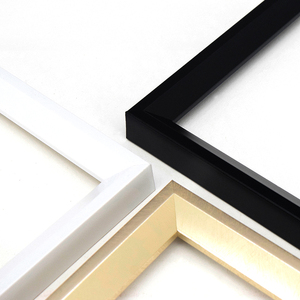 Hình ảnh khung đúc mộc mạc màu gỗ Polystyrene tùy chỉnh nhựa bán buôn 2001 Series mới sang trọng biểu tượng tùy chỉnh CN; gua - Product Image 3