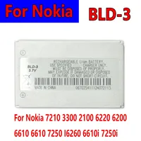 Baterai BLD-3 untuk Nokia 7210 3300 2100 6220 6200 6610 6610 7250 I6260 6610i 7250i Baterai BLD3 BLD 3