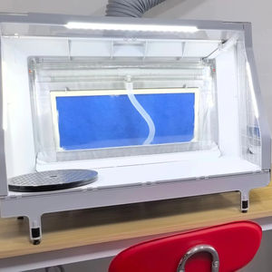 HS-E600 에어브러시용 워터폴 스프레이 부스, 창의적인 커스텀 페인팅 및 미술 작업용 - Product Image 2