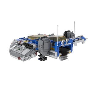 בלוקים להרכבה של חללית קלאסית מדגם Funbuild MOC-171617, דגם MPV Reliant, צעצוע לבנייה, סט בלוקים להרכבת חללית. - Product Image 3
