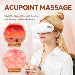 Masseur oculaire direct d'usine avec contrôle de la minuterie, type-C USB pour soulager la fatigue, les poches sous les yeux, compresse chaude et froide, appareil intelligent de soin des yeux - Product Image 2