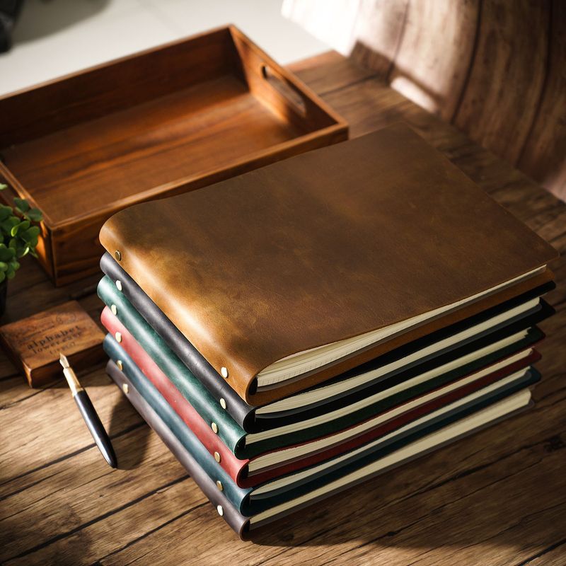 Full Grain Leather Diary Journal Workbook