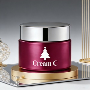 30g 50g Empty Colorful Scrub Hair Mask Face Eye Cream Frosted Glass <b>Container</b> Packaging Cosmetic Glass Jar With Lid - Product Image 5