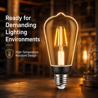 Bombilla LED de Filamento A60 Resistente a Altas Temperaturas y a Impactos