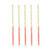 Paille à boire changeante de couleur, paille d'humeur, changement de couleur à l'eau froide