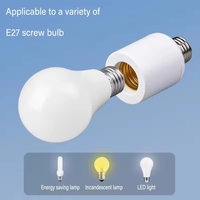 ZYSY E27 60W Support de Lampe Intelligent avec Télécommande Sans Fil et Minuteur 110V 220V pour Maison, Chambre Bébé, Chambre à Coucher - Nouveau