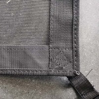 Filet pare-soleil UV en maille enduite de PVC 460-560 g/m² 3,2 m de large pour patio, jardin et ombrage de parking