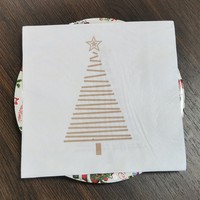 Vente chaude Guangzhou Serviettes Serviette De Table Personnalisée en Papier Serviettes En Papier Épais Serviettes En Papier 3 Plis
