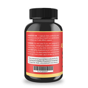 อาหารเสริมอัชวากันธาพรีเมียม ผสมขมิ้น ขิง พริกไทยดำ สำหรับผู้ใหญ่ ช่วยปรับปรุงการนอนหลับ แคปซูลอัชวากันธา - Product Image 6