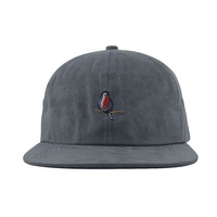 Gorra de béisbol sin estructura para hombre, gorro de béisbol con logotipo bordado personalizado, color gris