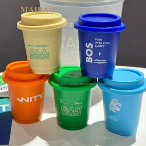 OEM Logo personnalisable Emballage en <span class=keywords><strong>PP</strong></span> réutilisable de qualité alimentaire Capsule de café de voyage écologique Couvercle de tasse Cacao Sérigraphie - Product Image 5