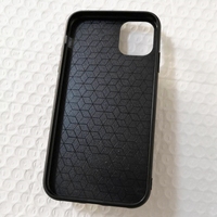 Bon marché Vente en gros Plaque de verre antidérapante 2 en 1 Couverture de téléphone noire pour impression UV Plaque de verre transparente rainurée Coque de téléphone vierge