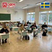 MINYI BRUNO Bureau d'école en métal de Suède avec chaise et table de lecture pour adulte