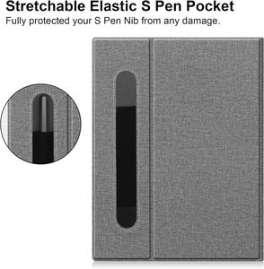 Cao cấp PU da cuốn sách Folio mỏng thông minh Bìa trường hợp với chủ bút cho đáng chú ý 2 Giấy <span class=keywords><strong>Tablet</strong></span> 10.3 "2020 phát hành - Product Image 3