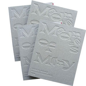 Linen Chất liệu khâu bìa cứng ràng buộc in ấn Cuốn sách với Debossed - Product Image 2