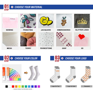 Chaussettes de sport respirantes personnalisées avec logo et taille sur mesure, <span class=keywords><strong>livraison</strong></span> <span class=keywords><strong>rapide</strong></span>, pour toutes les saisons - Product Image 6