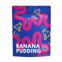 Sachet Doypack refermable en Mylar avec fermeture zip, motif artistique Cosmic City, style Farm Science, pour l'emballage de snacks, d'épices et de produits secs